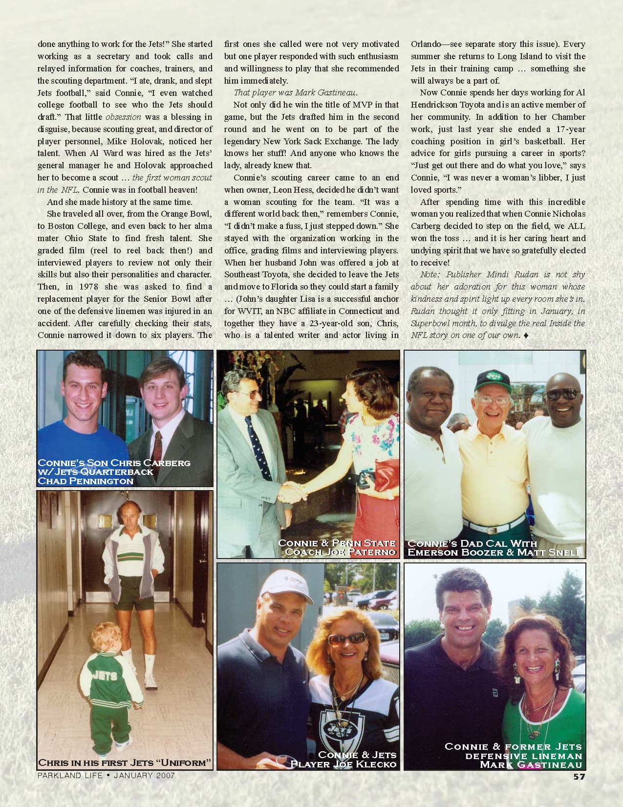 Feature article on Connie