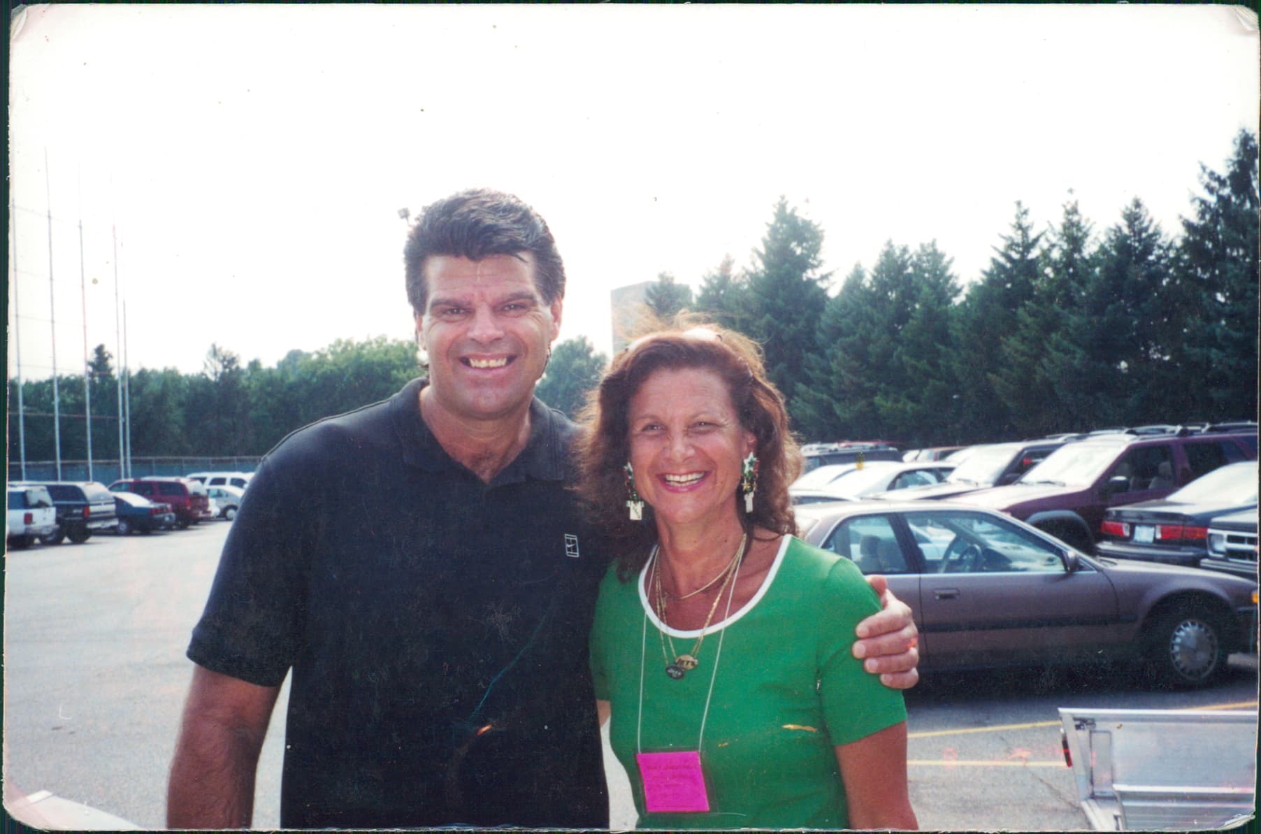 Connie with Mark Gastineau
