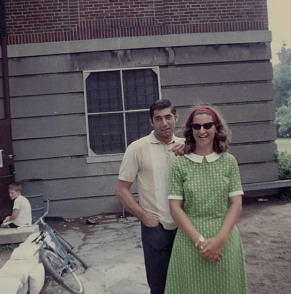 Connie with Joe Namath